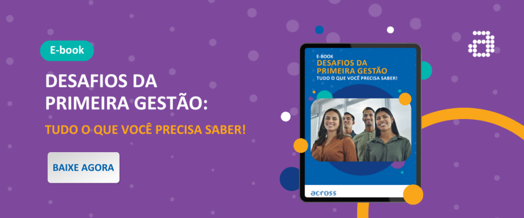 Divulgação do E-book dos desafios da primeira gestão e liderança.